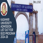 Kashmir University Admission List Out For BEd Program 2025